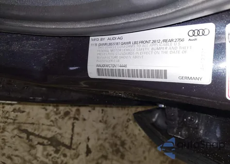 2016 Audi A6 2.0T Premium Plus from USA, damaged, VIN WAUGFAFC7GN114446